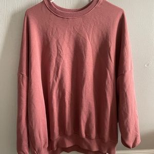 Pink Oversized Crewneck